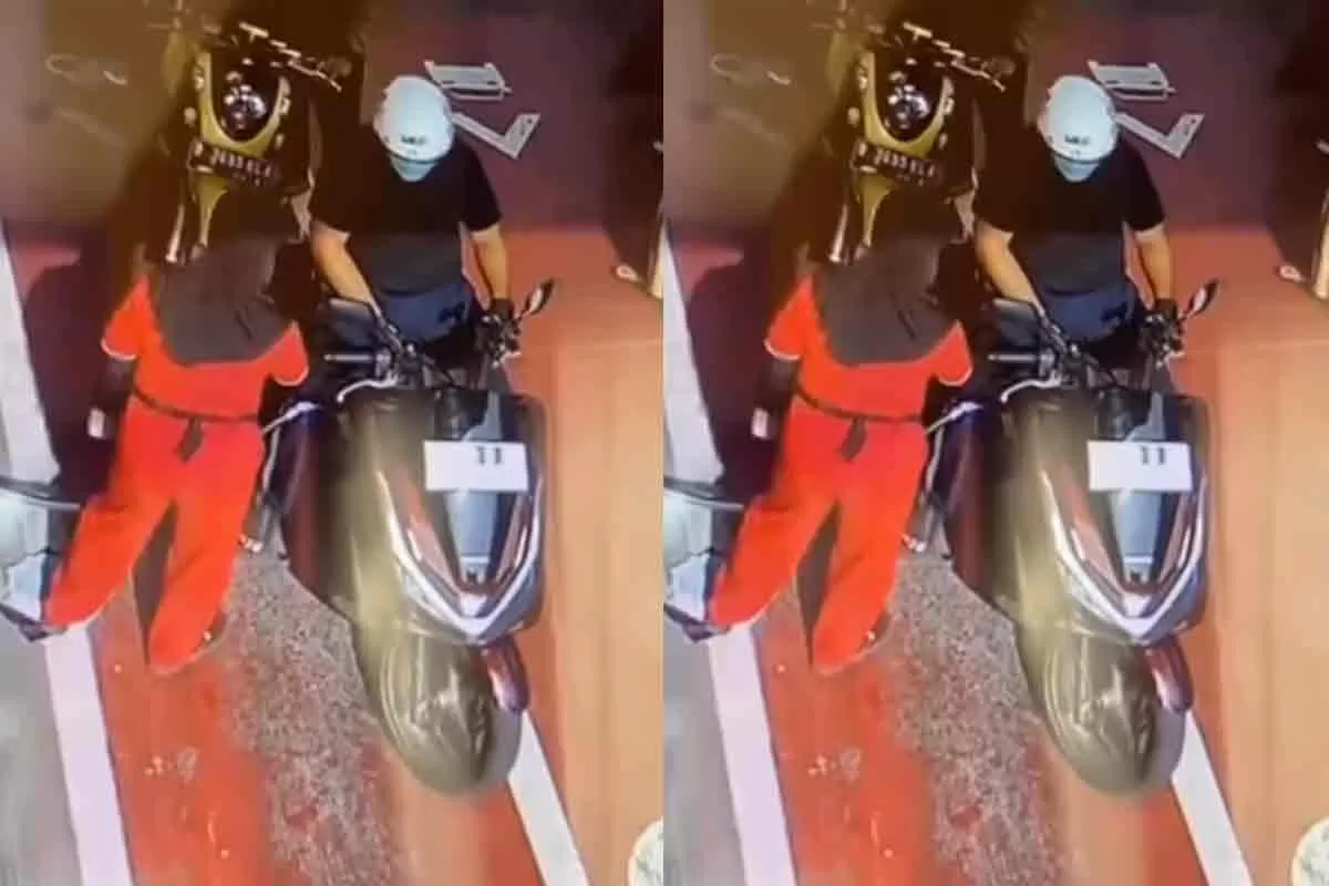 Aksi Nekat! Pemotor di Bogor Kabur dari SPBU Usai Isi BBM, Pelatnya Sampai Dilakban!