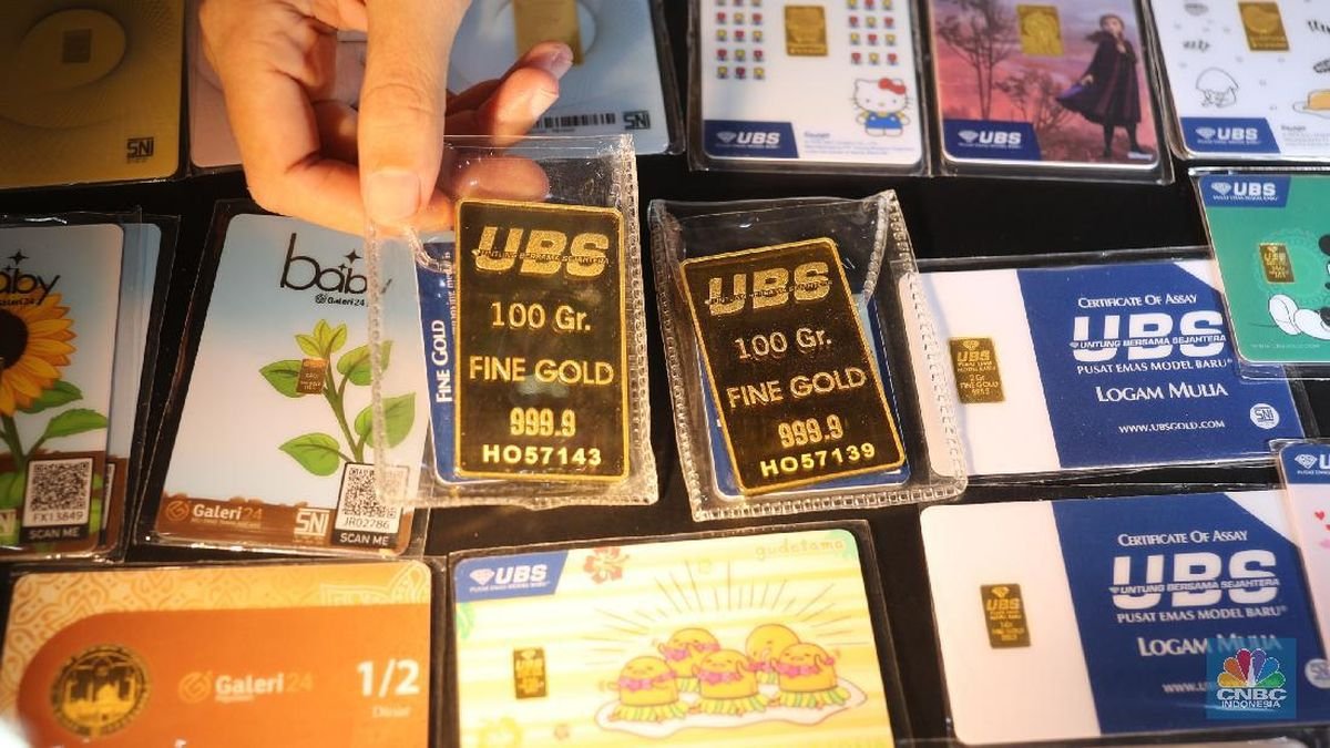 Harga Emas UBS di Pegadaian Stabil, Cek Rinciannya Hari Ini