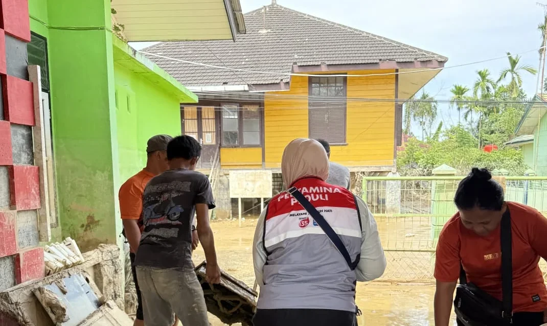 Pertamina Bersihkan Puskesmas, Pulihkan Layanan Kesehatan di Aceh Tamiang