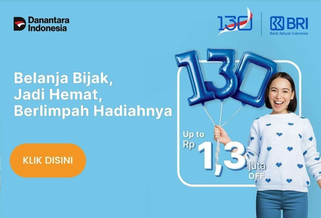 BRI Rayakan HUT ke-130 dengan Promo Nasional Menarik