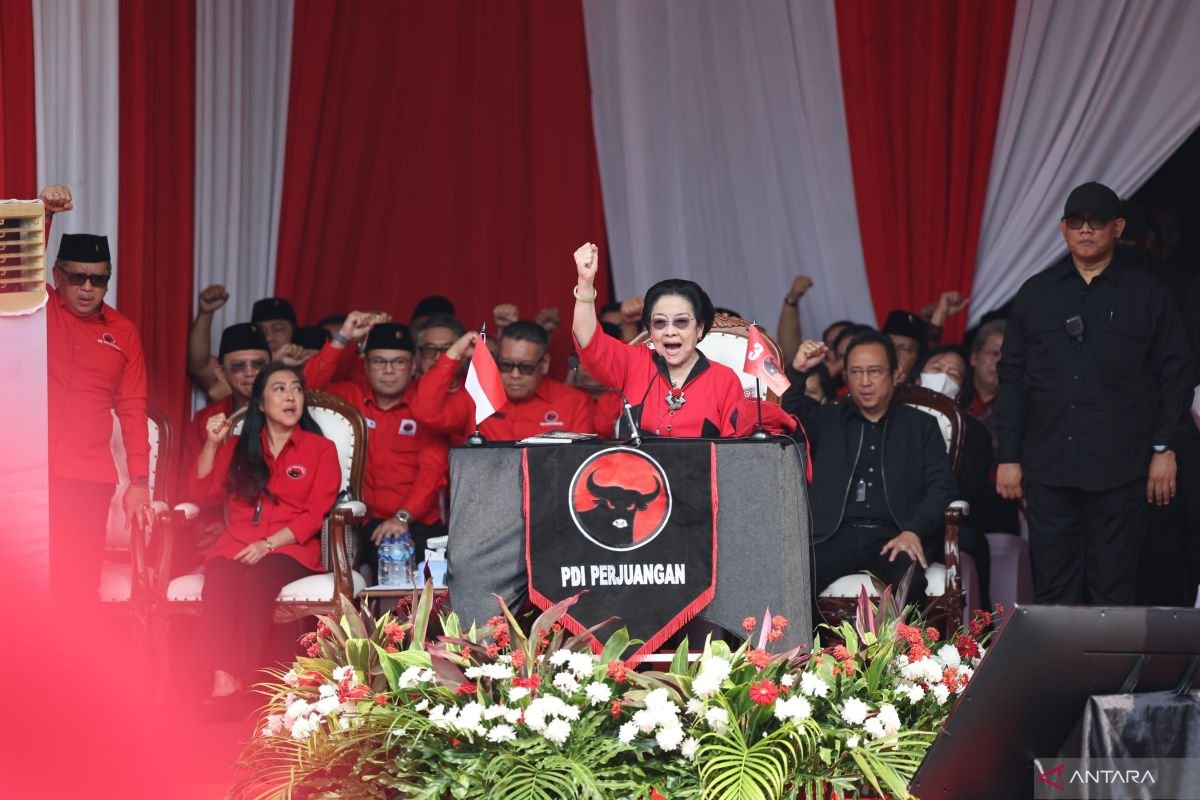 Megawati Sebut Baguna PDI Perjuangan Dibentuk untuk Kegiatan Kemanusiaan