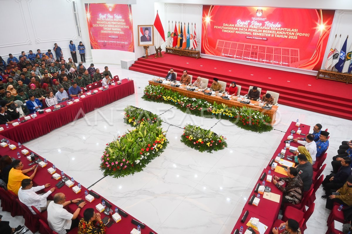 Rekapitulasi Pemutakhiran Data, KPU Pastikan 211.865.861 Pemilih