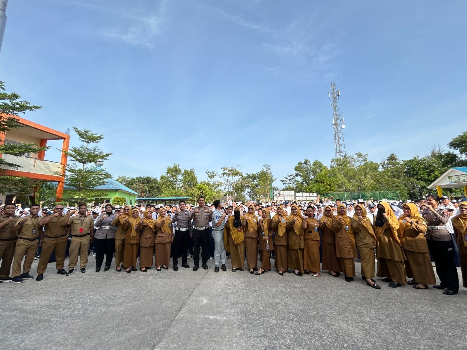 Tekan Kecelakaan Wilayah Sekupang, Jasa Raharja dan Polda Kepri Gelar Program PPKL dan PPGD di SMPN 57 Kota Batam