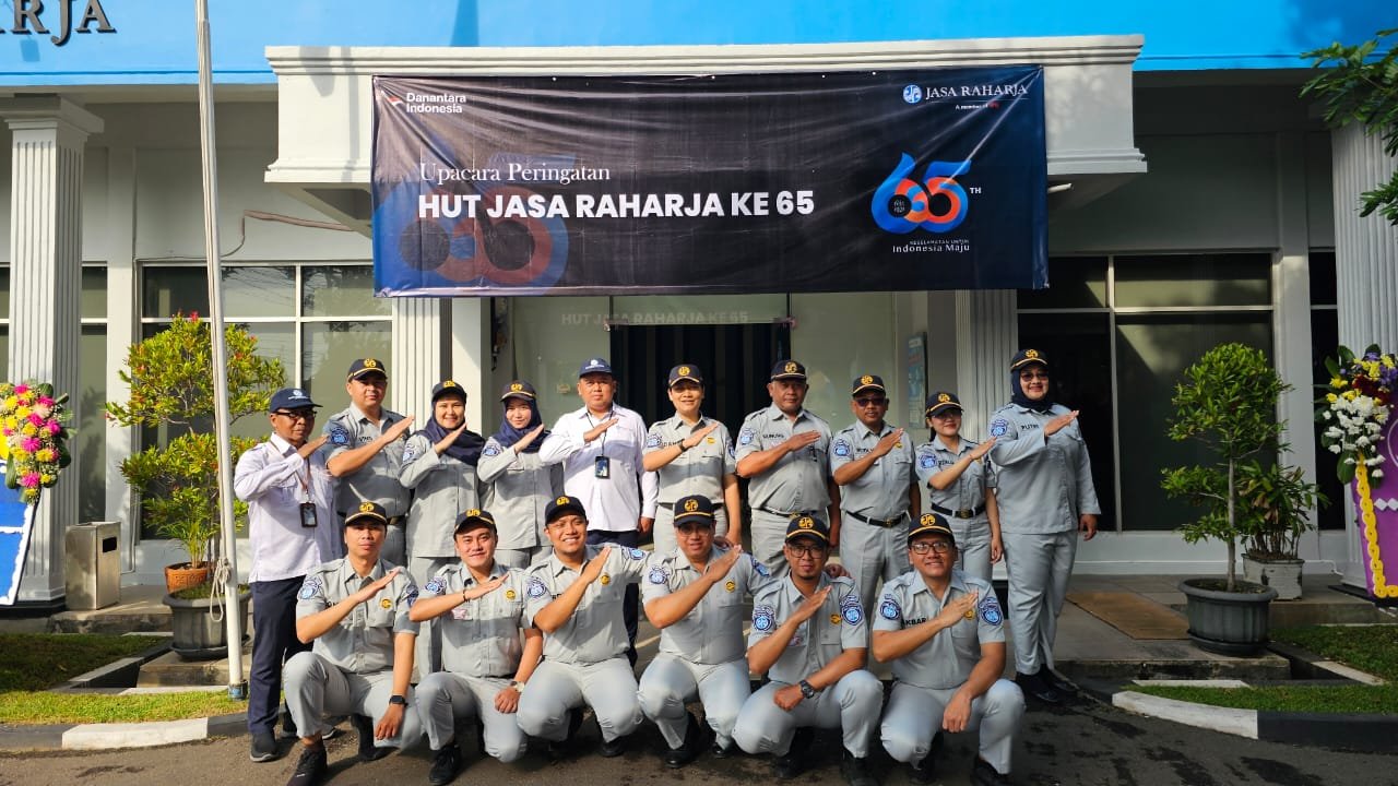 Perkuat Pelayanan Publik, Jasa Raharja Cabang Cirebon Gelar Upacara Peringatan HUT  Jasa Raharja Ke 65