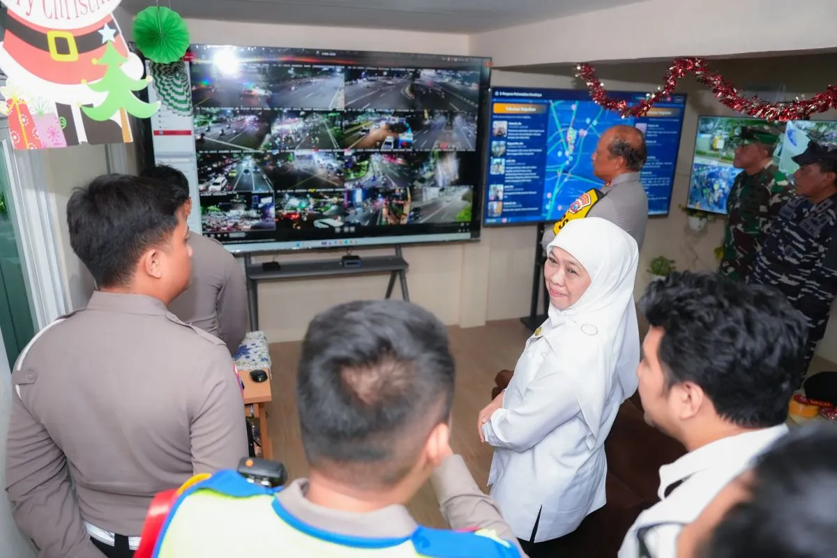 Gubernur Pastikan Malam Tahun Baru 2026 di Jawa Timur Berjalan Kondusif