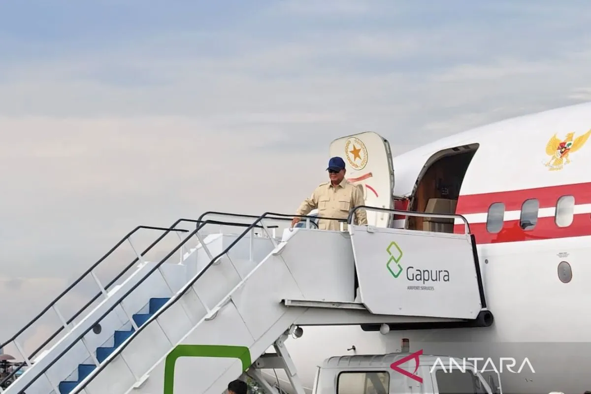 Selesai Tinjau Tapsel dan Aceh Tamiang, Prabowo Subianto Bertolak ke Jakarta
