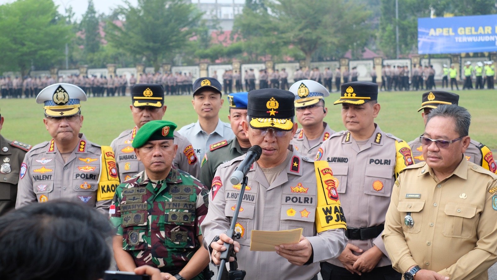 Jasa Raharja Kalimantan Barat Hadiri Apel Gelar Pasukan Operasi Kepolisian “Keselamatan Kapuas-2026”