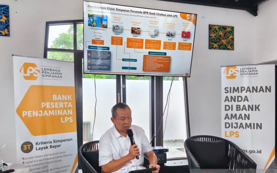 LPS Mulai Bayar Klaim Simpanan 14.918 Nasabah BPR Bank Cirebon