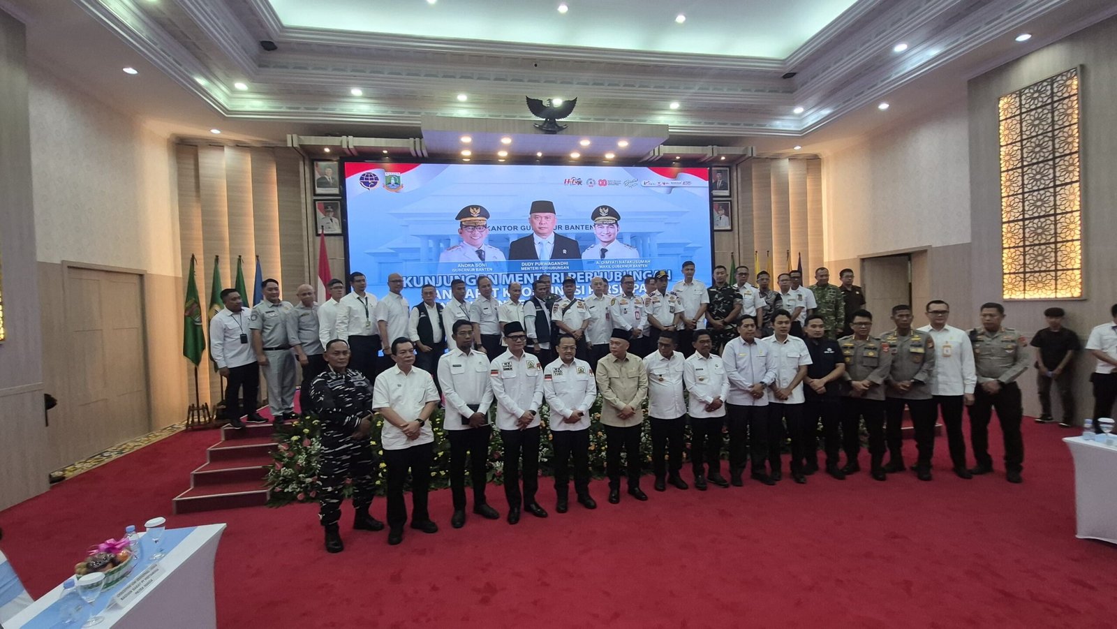 PT Jasa Raharja Kanwil Banten Hadiri Rapat Koordinasi Persiapan Angkutan Lebaran 2026 di Kantor Gubernur Banten