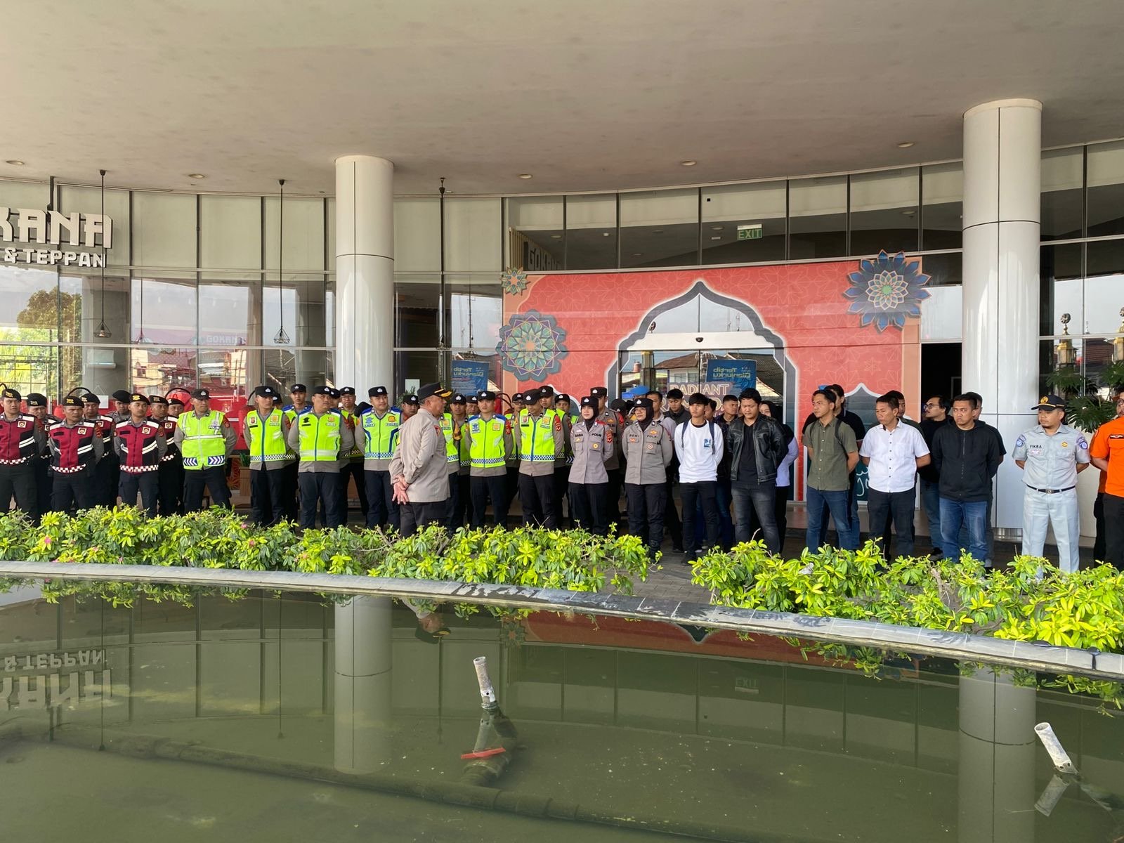 Jasa Raharja Cabang Sukabumi Apel Pagi Bersama Stakeholder di Posyanter Tugu Gentur