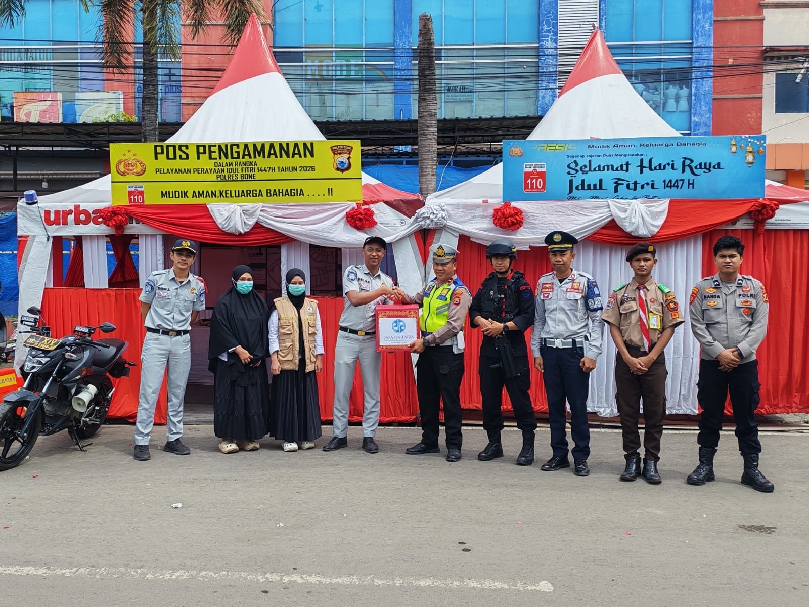 Jasa Raharja Watampone Dukung PAM Lebaran 2026 melalui Kehadiran Pelayanan di Lapangan hingga Rumah Sakit