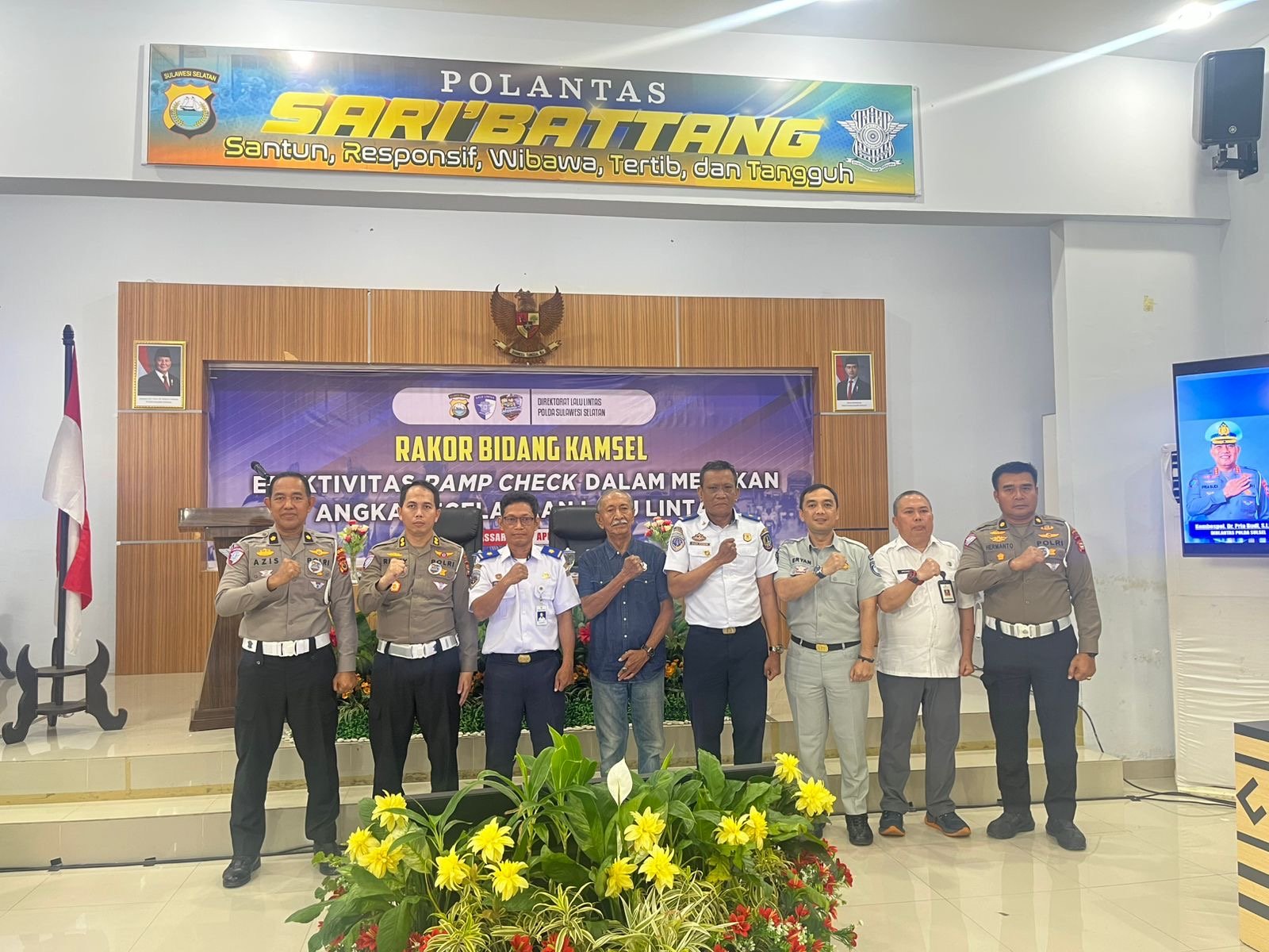 Wujudkan Keselamatan Transportasi, Jasa Raharja Hadiri Rakor Efektivitas Inspeksi Keselamatan LLAJ di Ditlantas Polda Sulsel