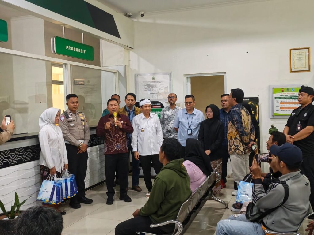 Kunjungan Wakil Bupati Sukabumi ke Samsat Kabupaten Sukabumi I Cibadak Perkuat Sinergi dan Peningkatan Layanan Samsat