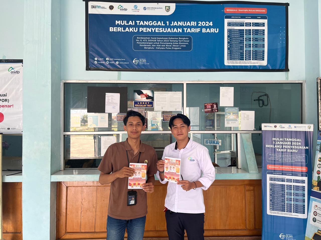 Jasa Raharja Bengkulu Sosialisasikan Program Apresiasi Emas bagi Wajib Pajak di ASDP, Dorong Kepatuhan Pajak Kendaraan