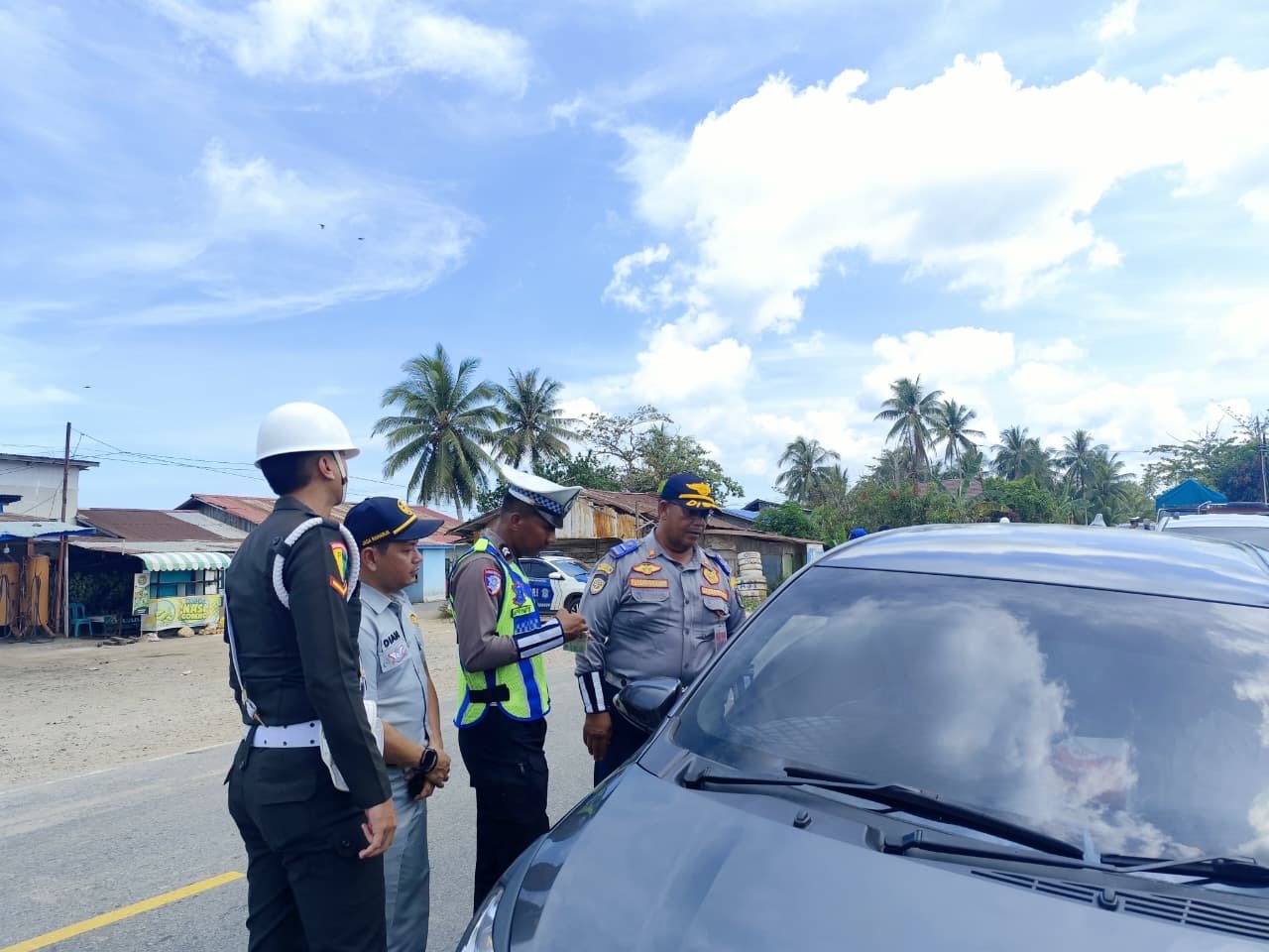 Jasa Raharja Kalimantan Barat Mengikuti Operasi Gabungan Tim Pembina Samsat di Kabupaten Mempawah