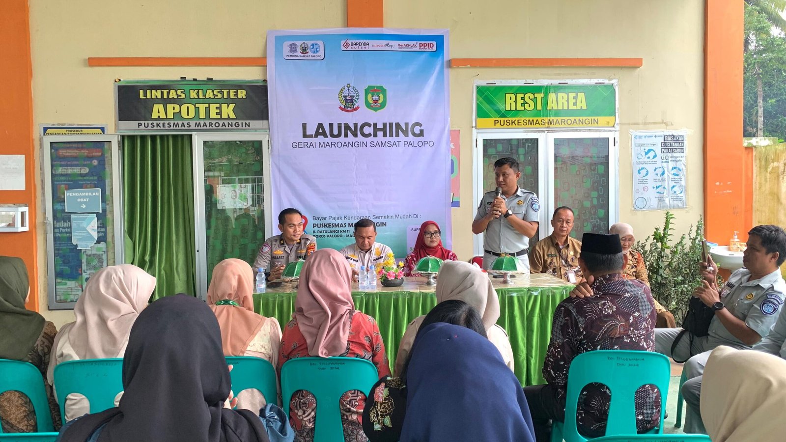 Dukung Kemudahan Layanan, Jasa Raharja Palopo Bersama Samsat PalopoGelar Launching Gerai Samsat Moroangin
