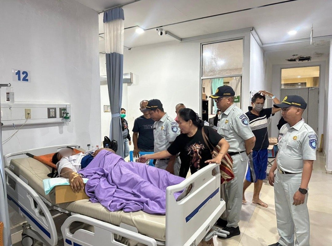 Gerak Cepat Jasa Raharja Kalimantan Barat Tangani Korban Kecelakaan Bus DAMRI di Sanggau