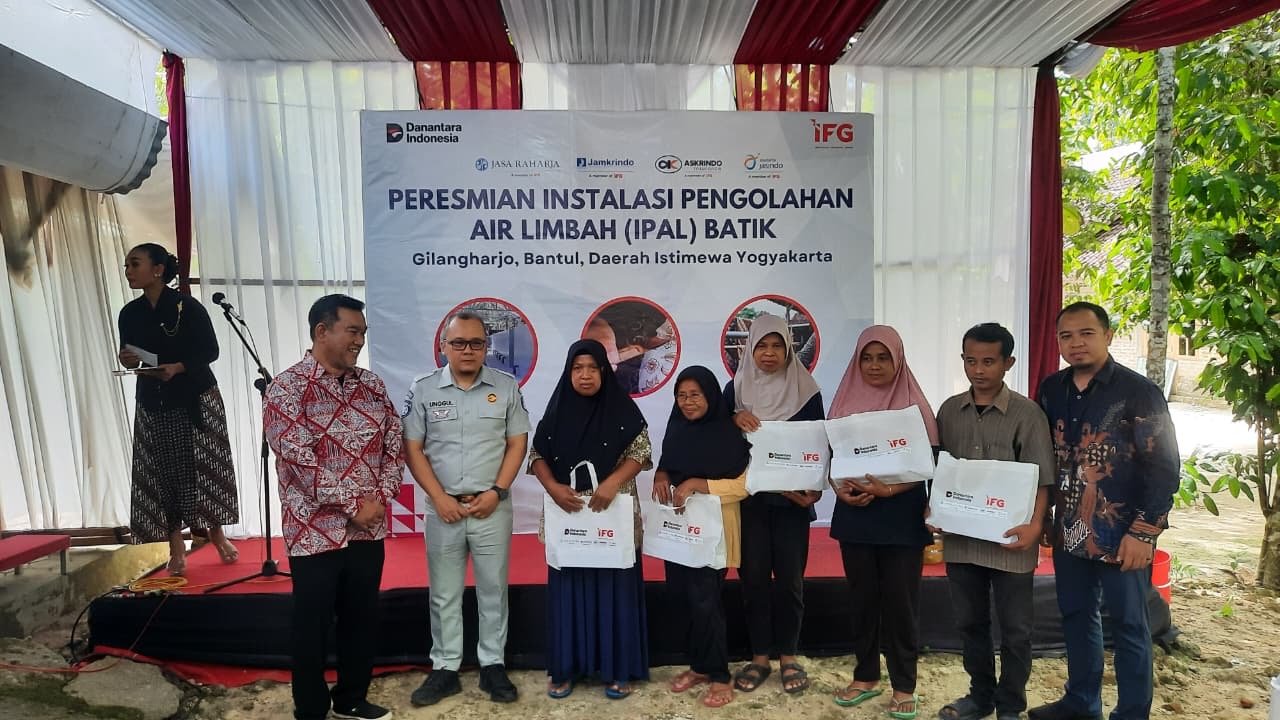 Dorong Produksi UMKM Ramah Lingkungan, Jasa Raharja dan IFG Group Resmikan IPAL Batik di Bantul