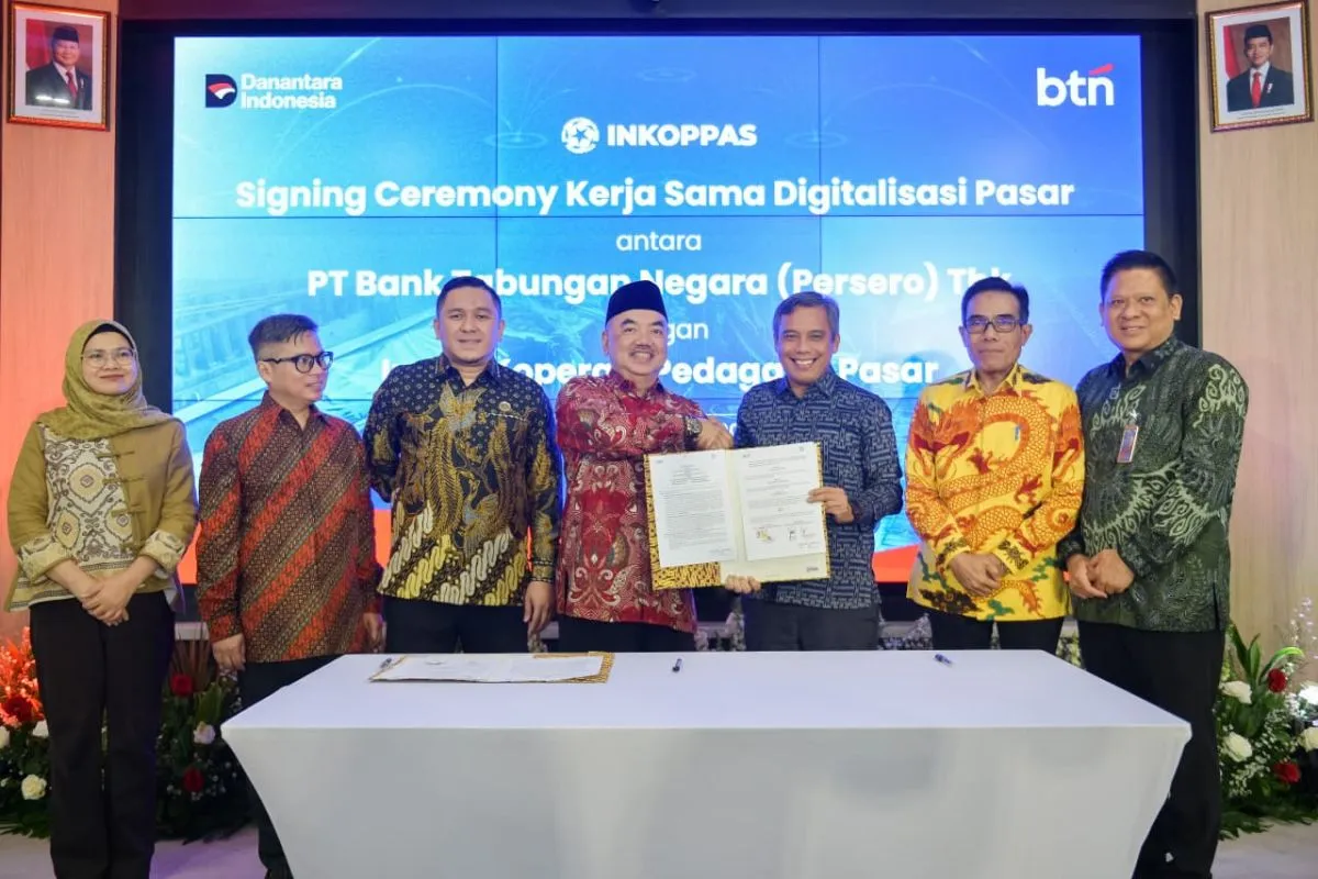 BTN Gandeng Inkoppas, Dorong Digitalisasi & Pembiayaan Koperasi Pasar