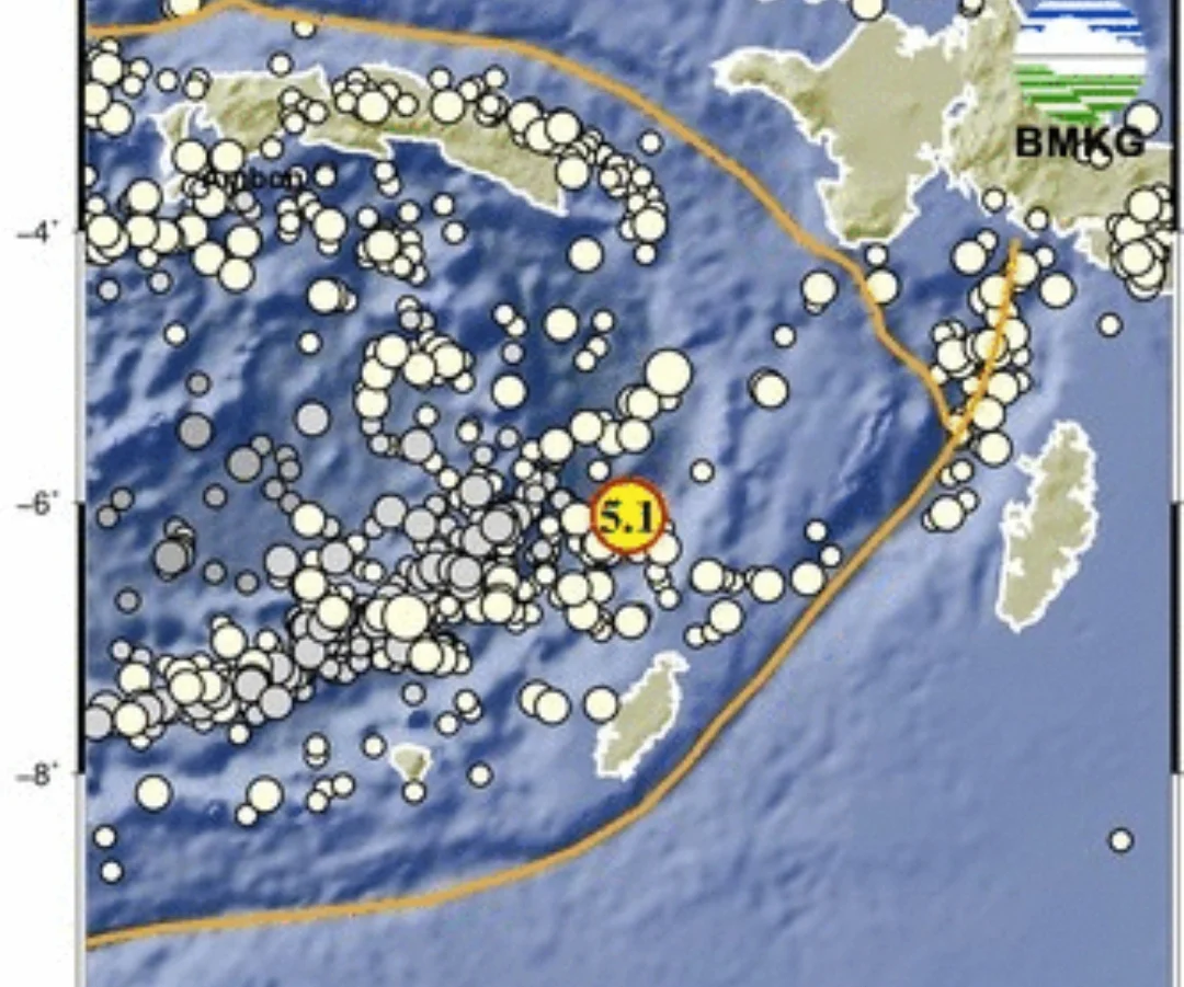 Gempa Magnitudo 5,1 Guncang Maluku Tenggara Pagi Ini, BMKG: Tidak Berpotensi Tsunami