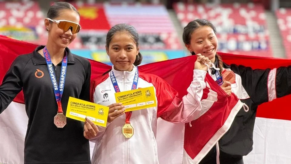 Atletik Indonesia Berjaya, Borong 9 Medali di Singapore Open 2026