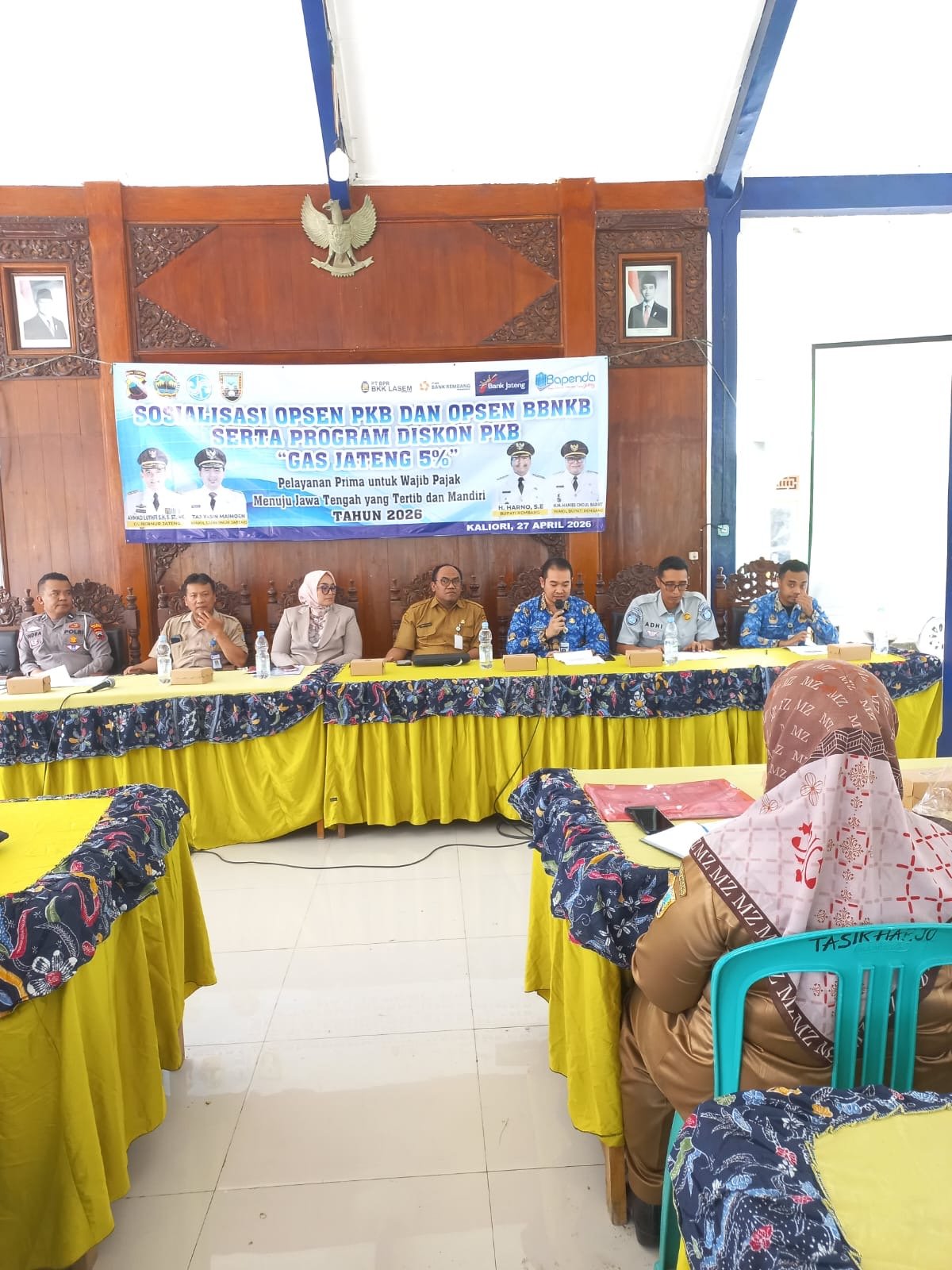 Tim Pembina Samsat Rembang Sosialisasi Kepatuhan Pajak di Kaliori