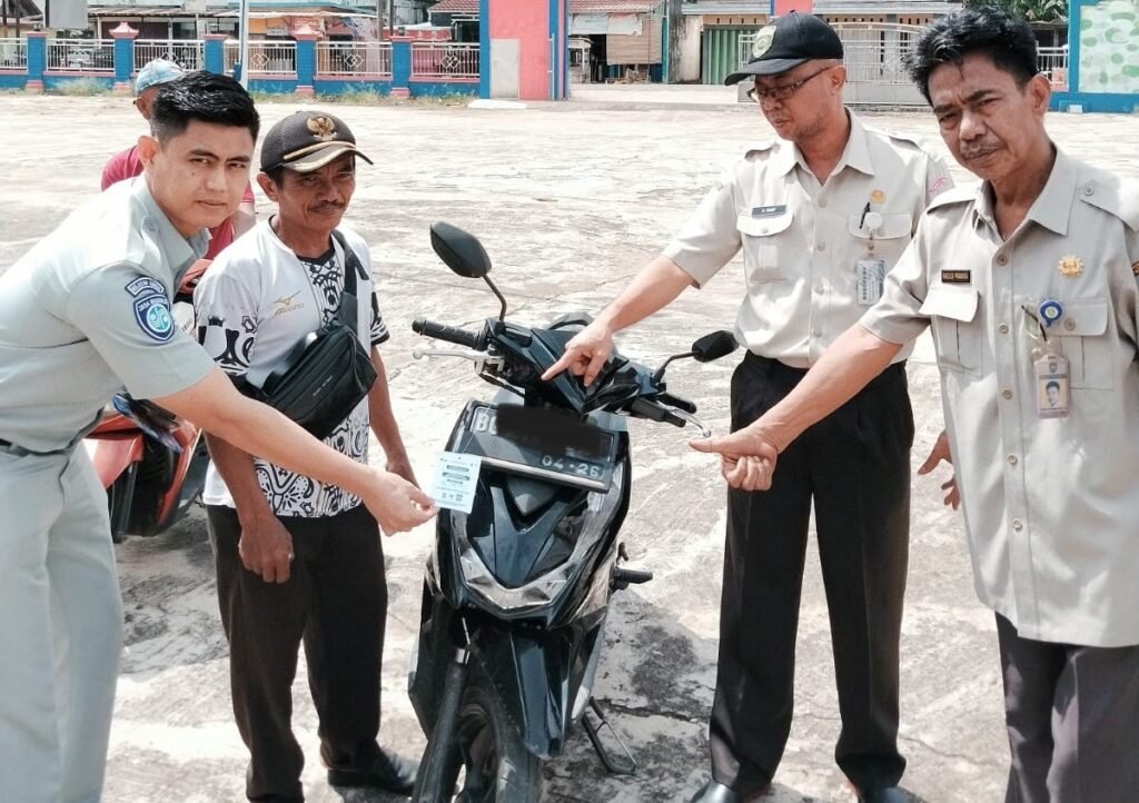Sinergi Jasa Raharja dan Tim Pembina Samsat Musi Banyuasin 2 dalam Siguntang Menyapa untuk Optimalkan Pendataan Kendaraan Bermotor
