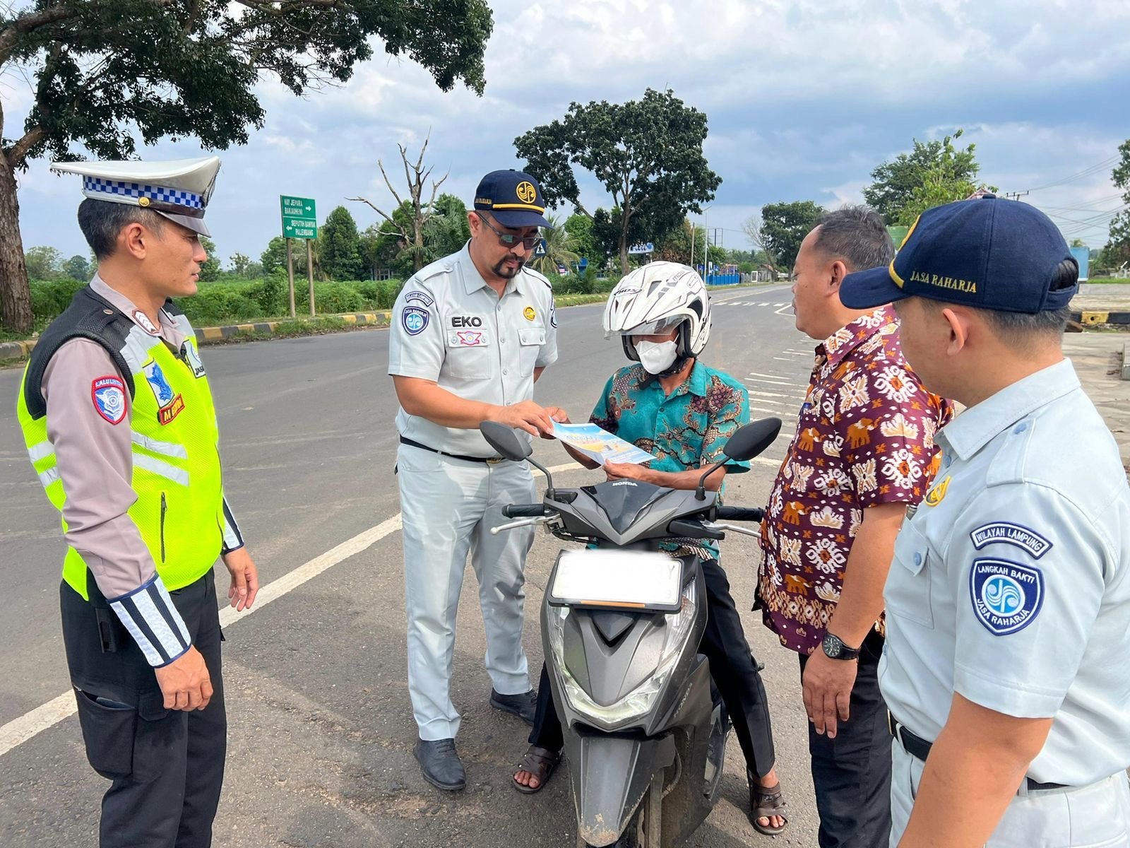 Jasa Raharja Lampung Bersama Mitra Gelar Glorifikasi Gebyar Samsat di Sukadana