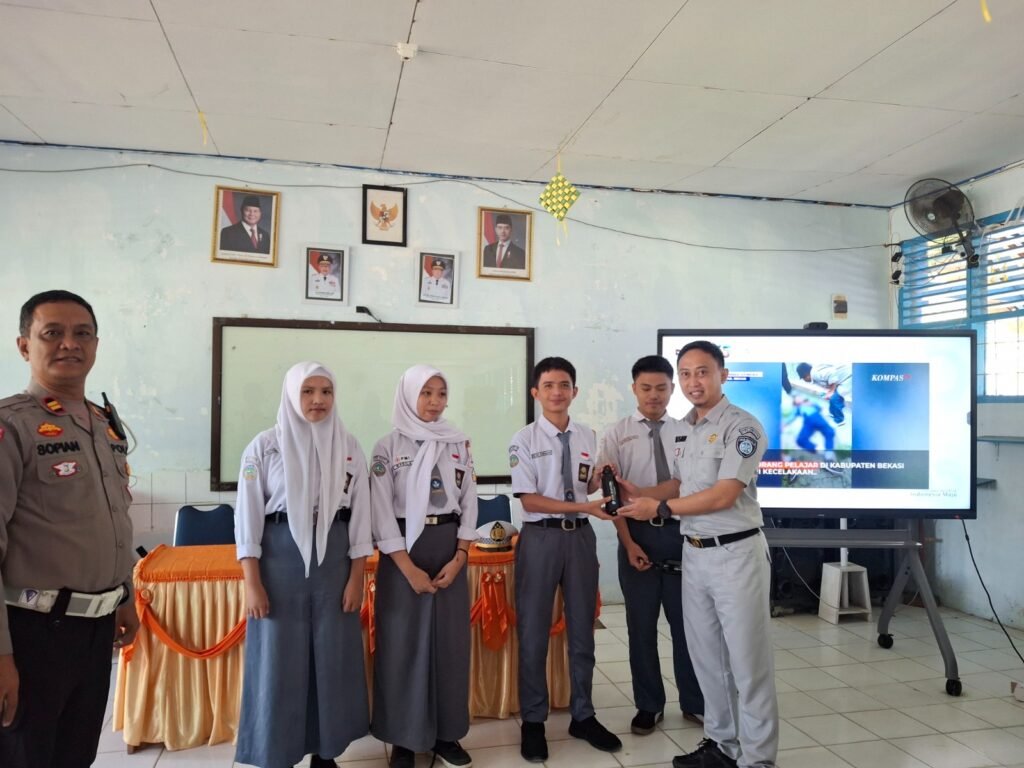 Jasa Raharja Cabang Mamuju Gelar Safety Campaign Edukasi Sigap di Jalan di SMA 3 Polewali Mandar