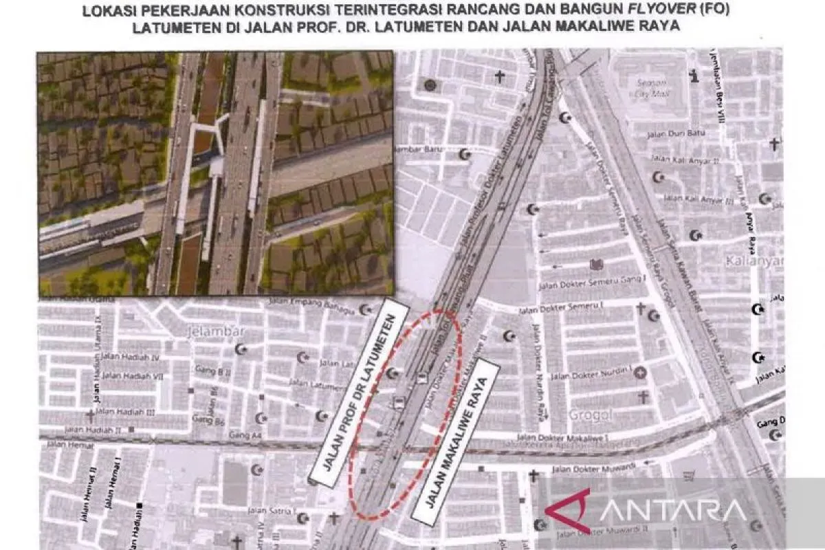 Ada Pembangunan Flyover Latumenten, Dishub DKI Terapkan Rekayasa Lalu Lintas