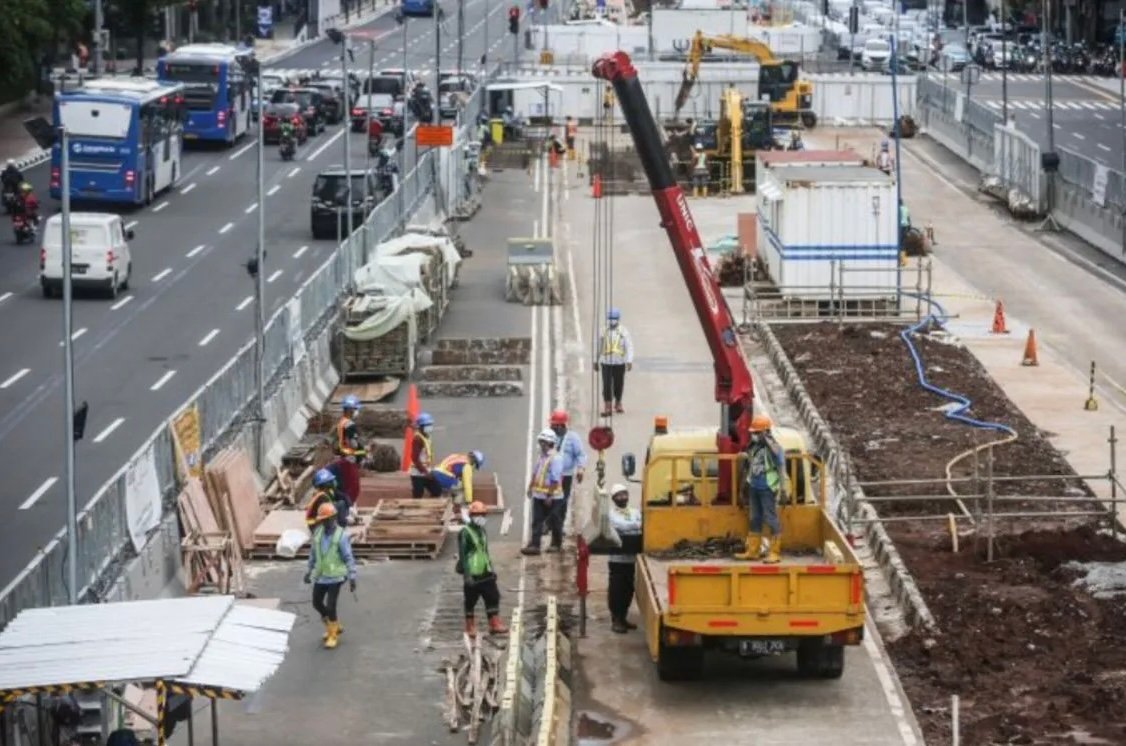 Rekayasa Lalin Proyek MRT Harmoni, Transjakarta Tetap Diprioritaskan