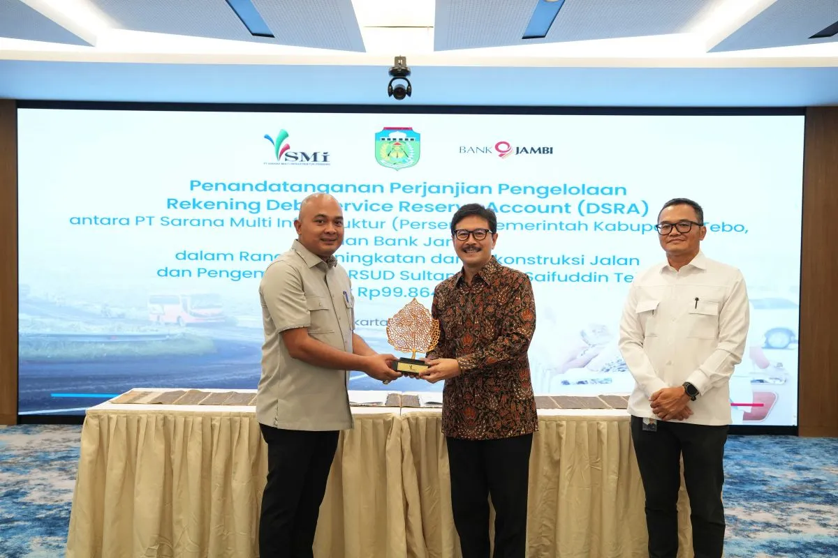 SMI Salurkan Rp99,86 Miliar untuk Pembangunan Jalan Pemkab Tebo