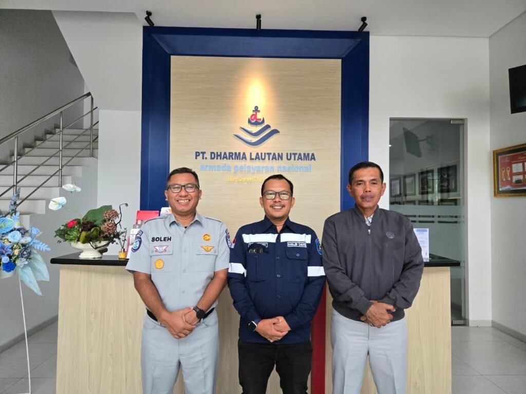 Sinergi Perlindungan Penumpang Kapal Laut, Kepala Jasa Raharja NTB Kunjungan Koordinasi ke GM PT. Dharma Lautan Utama