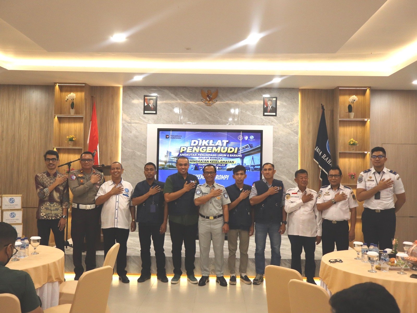 Upaya Tertib Berlalu Lintas, PT Jasa Raharja Sulawesi Tengah Gelar Diklat Pengemudi Angkutan Penumpang Umum dan Barang Tahun 2026