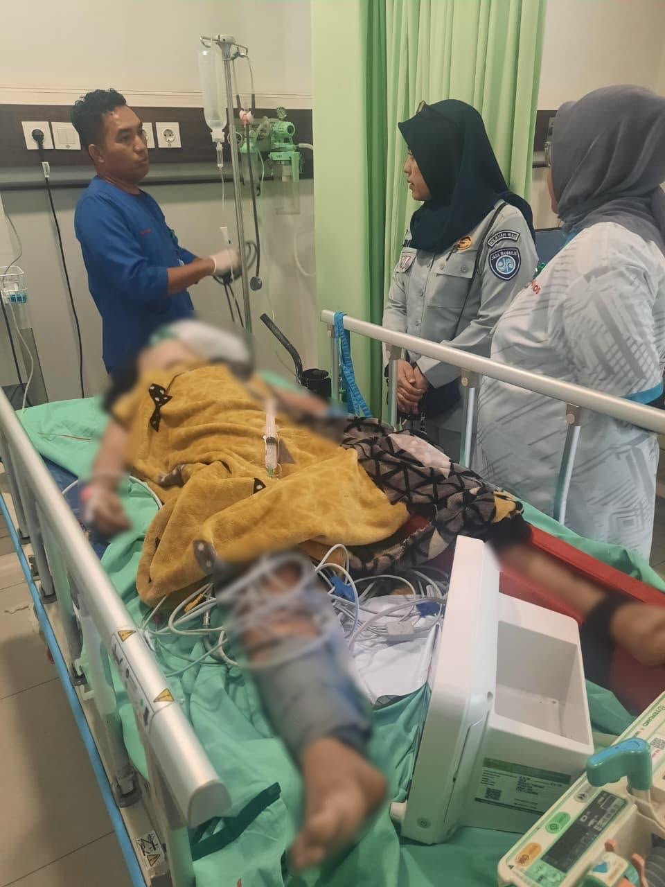 Jasa Raharja Gerak Cepat Jamin Korban Kecelakaan Minibus dan Dump Truk di Tol Pekanbaru–Dumai