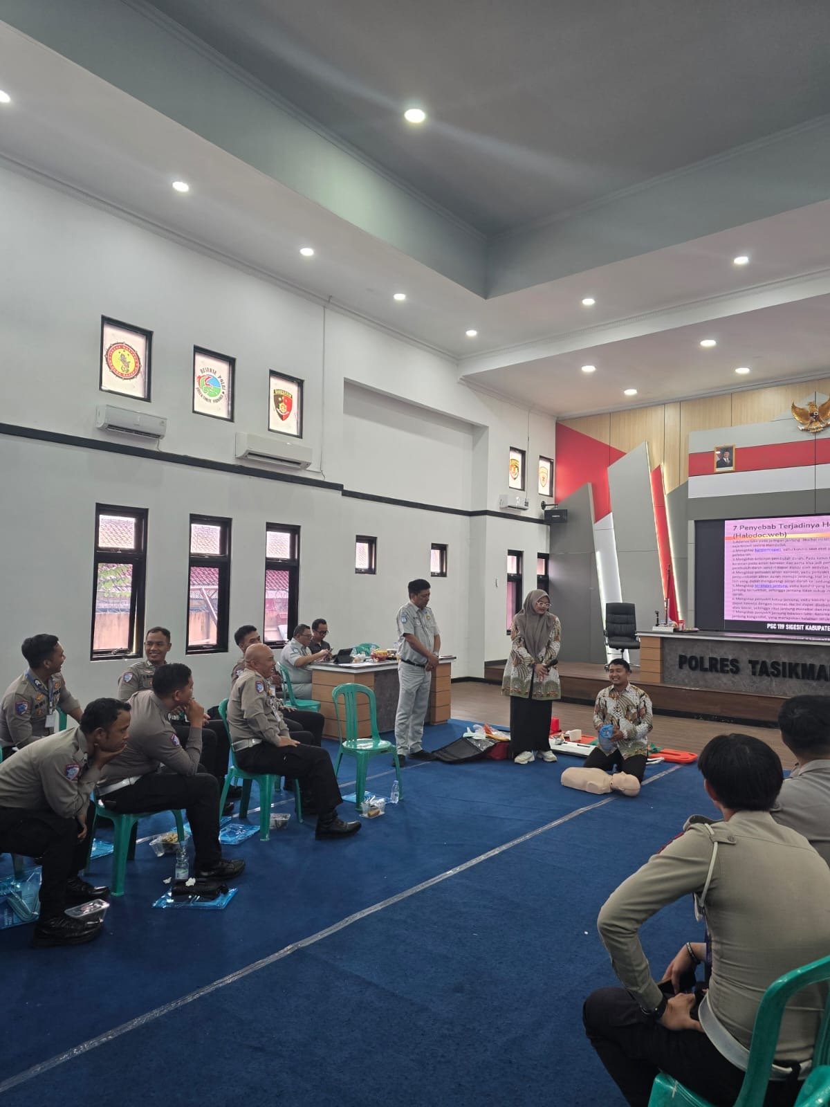 Jasa Raharja Tasikmalaya Hadiri Workshop Pertolongan Pertama Gawat Darurat (PPGD) yang Diselenggarakan Polres Tasikmalaya