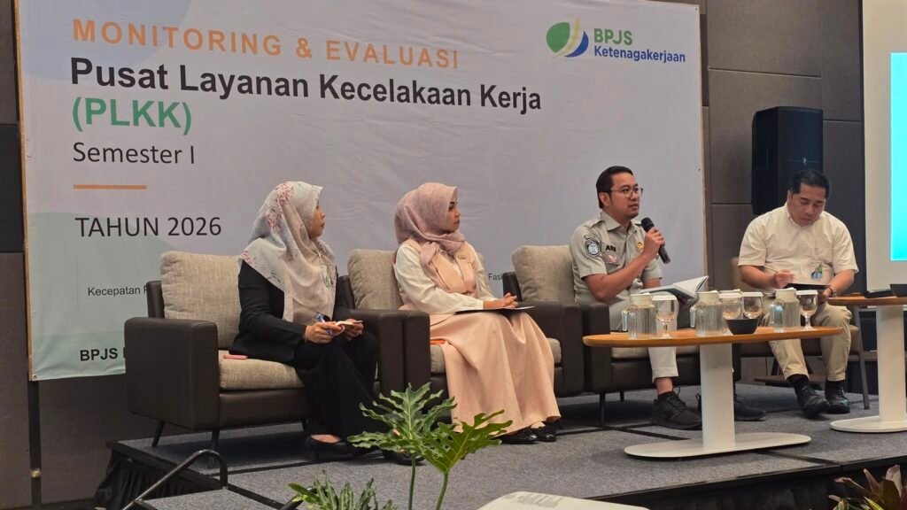 Jasa Raharja Jawa Barat Gelar Monitoring dan Evaluasi Pusat Layanan Kecelakaan Kerja Semester I Bersama BPJS Ketenagakerjaan, BSI, dan Rumah Sakit di Wilayah Cimahi