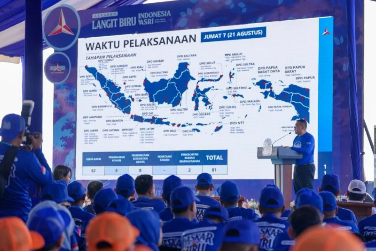 Lewat Gerakan Langit Biru, Demokrat Ajak 114 Daerah Tekan Polusi Udara