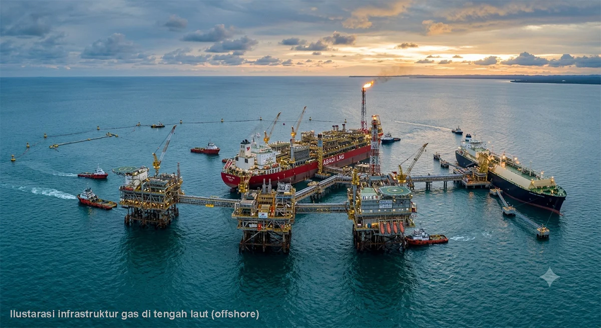 Pasar Domestik Jadi Prioritas, 60% Produksi Gas Masela Dialokasikan untuk Industri RI