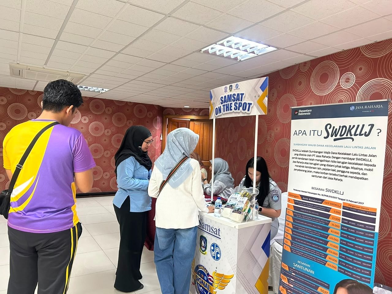 Jasa Raharja Kepri Dukung Kemudahan Pembayaran PKB melalui Samsat On The Spot di HR Forum Manager PT Tunaskarya Indoswasta