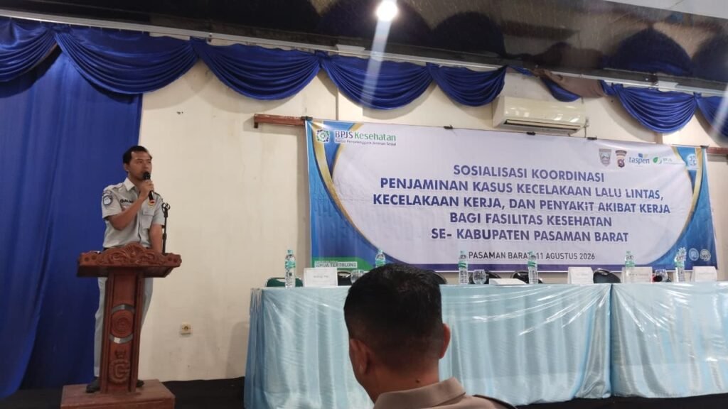 Jasa Raharja dan Fasilitas Kesehatan di Pasaman Barat Samakan Persepsi Penjaminan Kasus Kecelakaan
