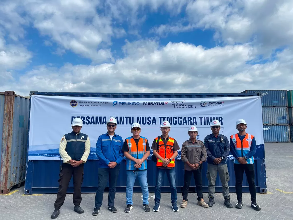 Kemenhub dan Meratus Distribusikan 150 Ton Bantuan bagi Korban Gempa NTT
