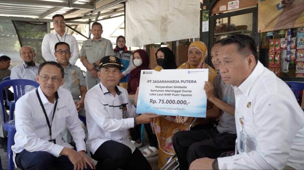 Pastikan Perlindungan, Jasaraharja Putera Berikan Santunan bagi Korban Kebakaran KMP Putri Yasmin