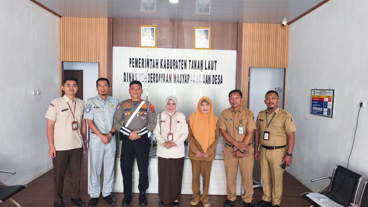 Permudah Layanan Masyarakat, Tim Pembina Samsat Pelaihari Gandeng BUMDes