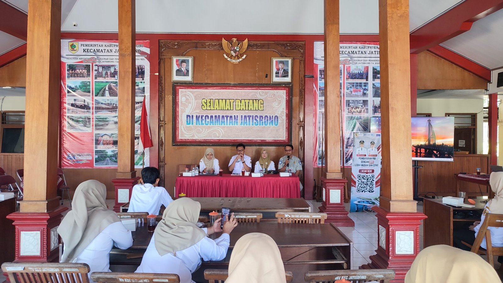 Jasa Raharja dan Tim Pembina Samsat Gelar Sosialisasi Program Sengkuyung Berbasis Kewilayahan di Kecamatan Jatisrono