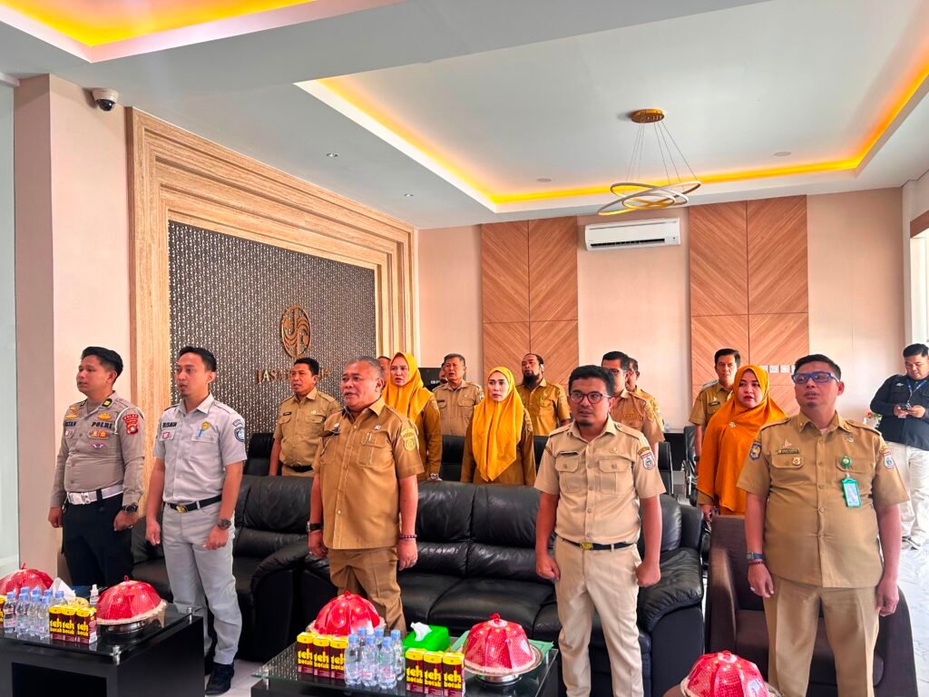 Jasa Raharja Cabang Mamuju Melaksanakan pengundian Hadiah Emas bagi Wajib Pajak yang Patuh