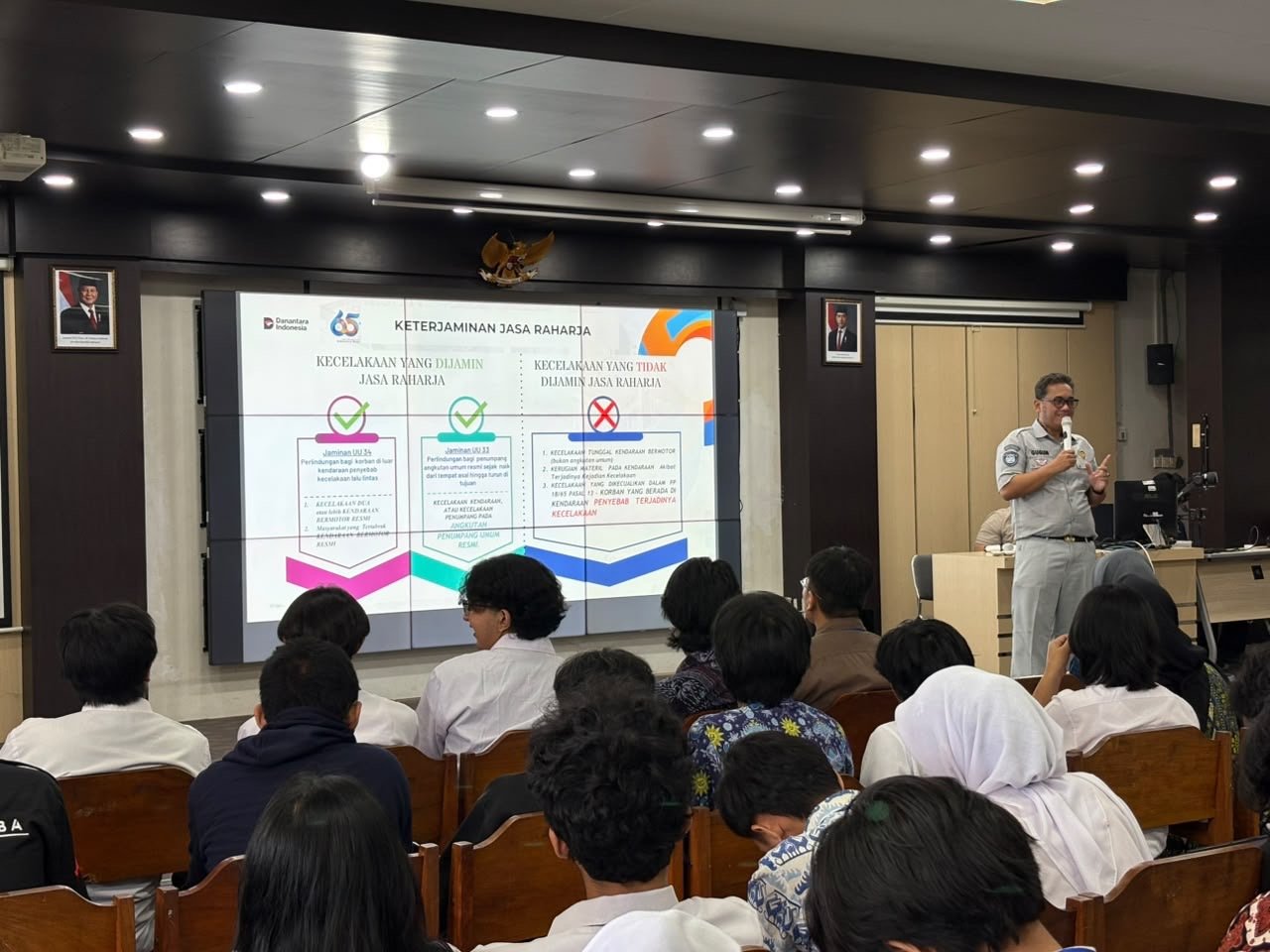 Jasa Raharja dan Ditlantas Polda DIY Gerakkan Mahasiswa FT UGM Jadi Pelopor Keselamatan Berlalu Lintas