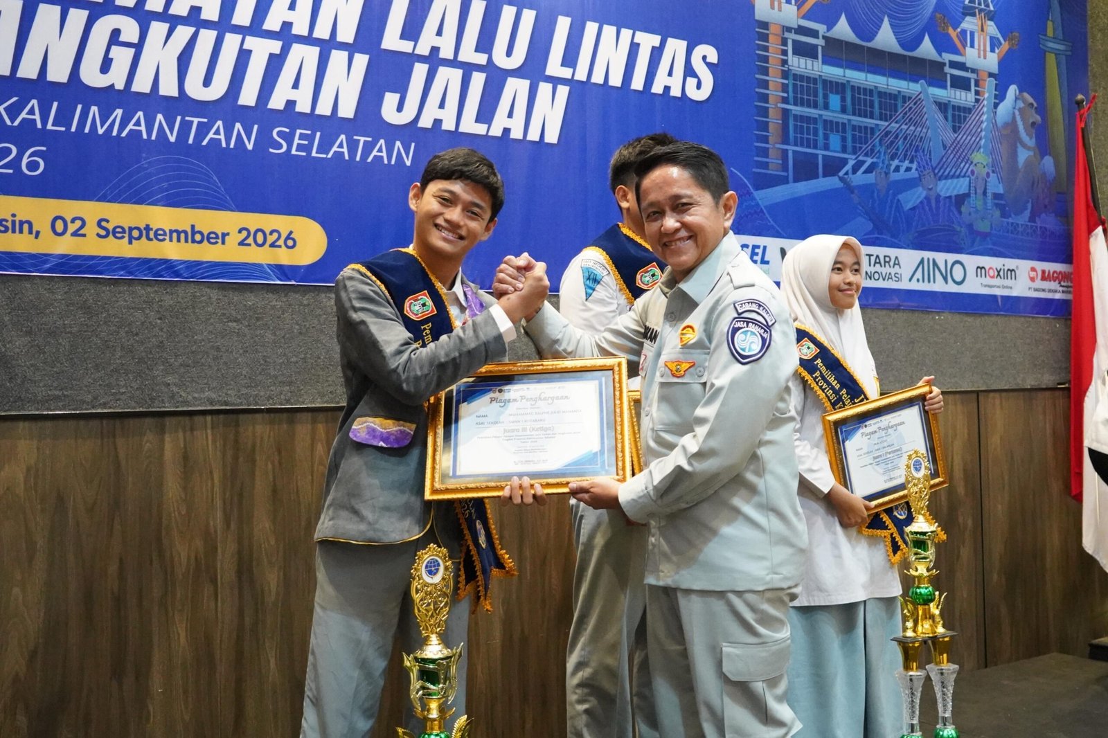 Jasa Raharja Kalsel Dukung Pelajar Pelopor Keselamatan Lalu Lintas Menuju Tingkat Nasional