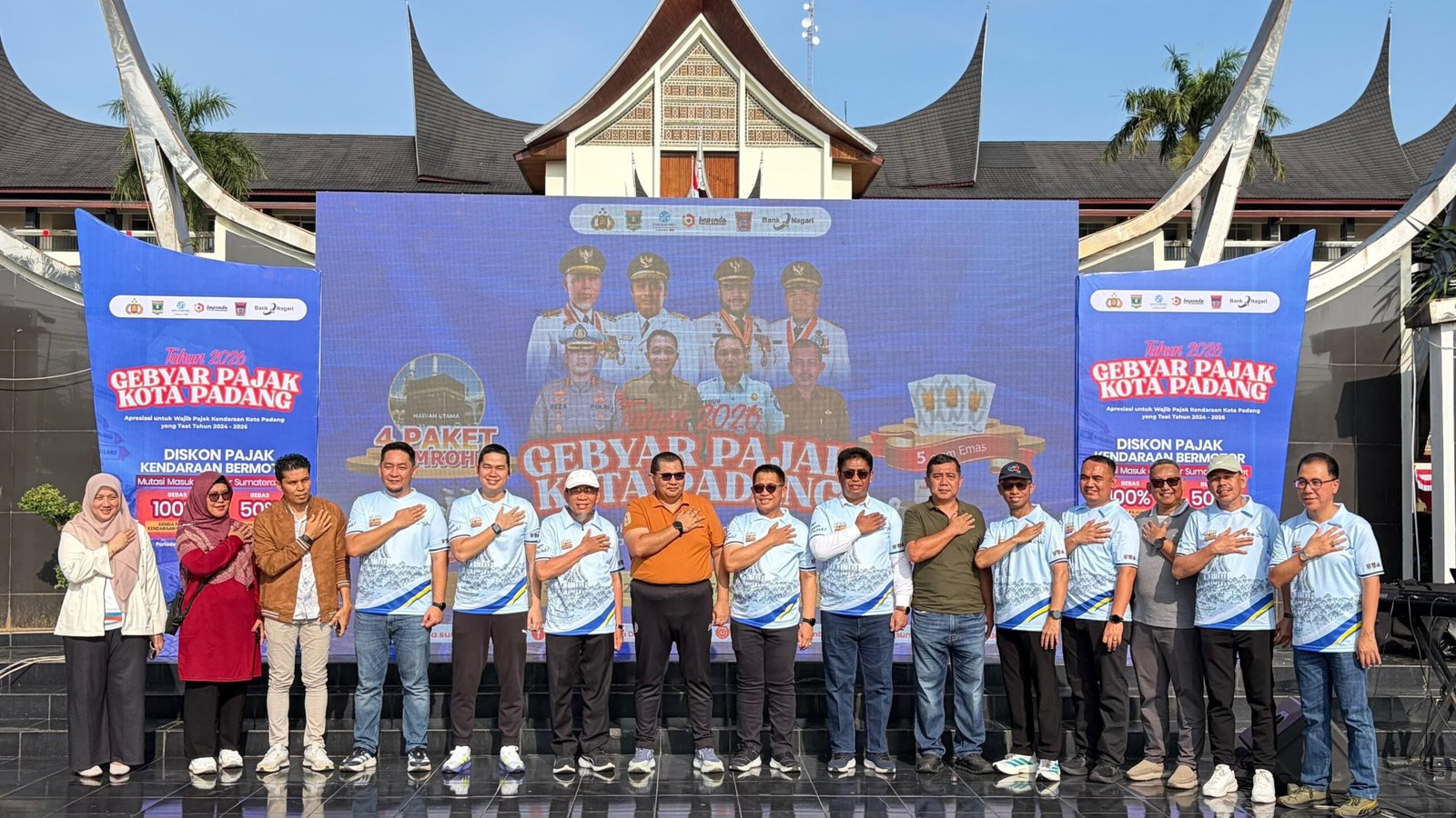 Gebyar Pajak Kota Padang 2026, Jasa Raharja Sumbar Apresiasi Kepada Wajib Pajak yang Taat