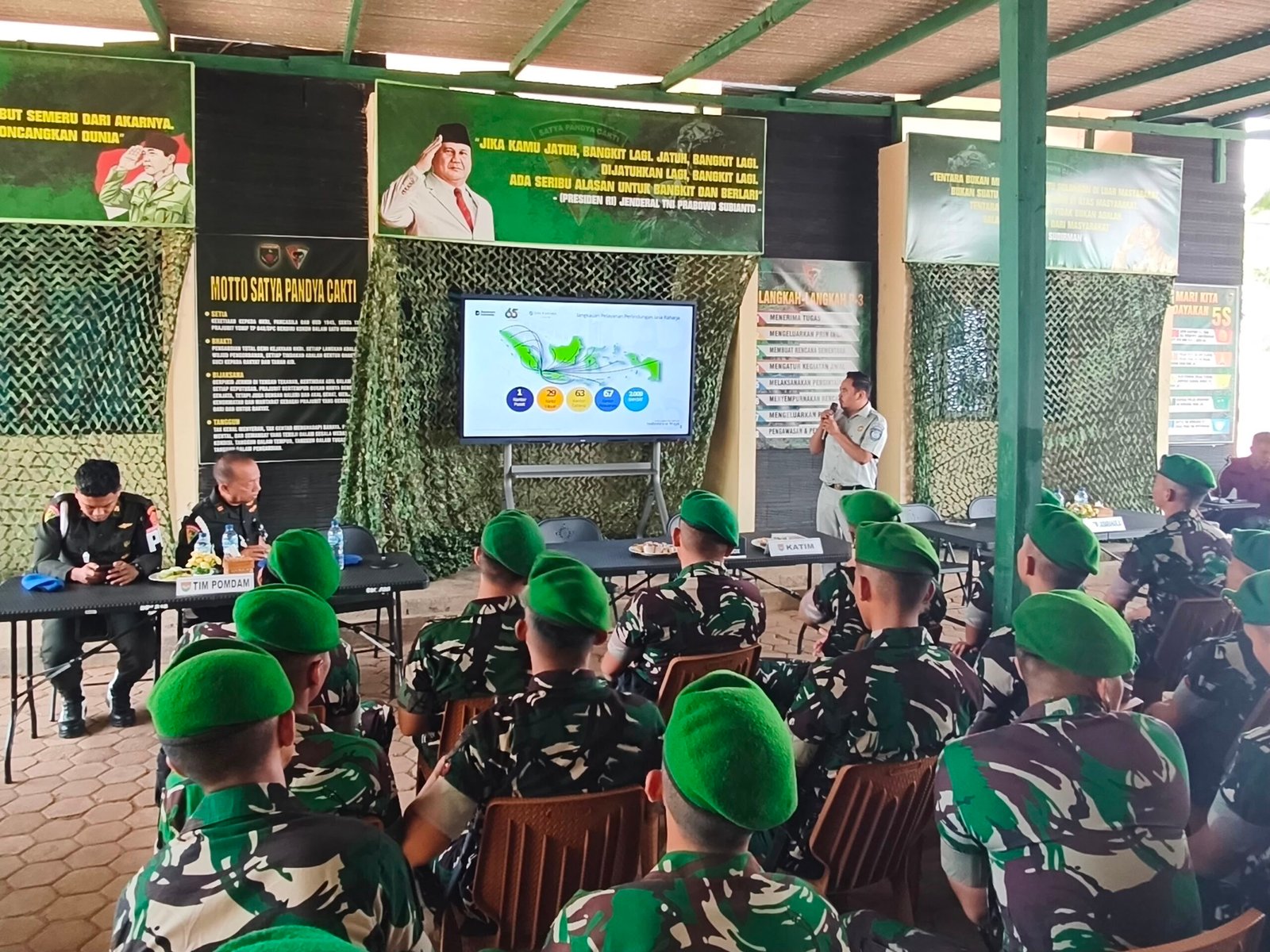 Jasa Raharja Perkuat Edukasi Keselamatan Berlalu Lintas bagi Personel TNI di Lampung Tengah